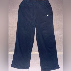 vintage black baggy open hem Nike sweatpants